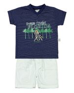 Conjunto Bebê Malha Híbrido e Tela Paper Palm Coast Florida