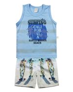 Conjunto Bebê Malha e Microfibra Surfing