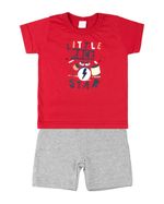 Conjunto Bebê Meia Malha e Moletinho Little Rock Star