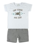 Conjunto Meia Malha e Moletinho Surf School