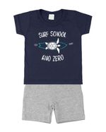 Conjunto Meia Malha e Moletinho Surf School