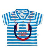 Conjunto Bebê Malha Listrada Capri e Moletinho Fone Sounds AZ