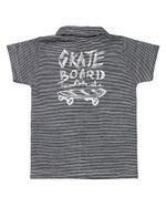 Conjunto Bebê Malha Listrada Pontal e Molicotton Skate Board