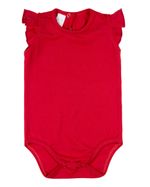 Vestido Bebê Menina Verão Salopete e Body Cotton com Bordados Aplicados de Tulipas