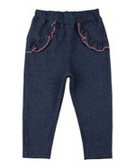 Conjunto Bebê Menina Blusa Malha Pelúcia e Calça Cotton Índigo Strech Tigre
