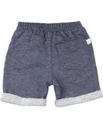 Shorts Bebê Moletinho Trend Fleece Barras Viradas