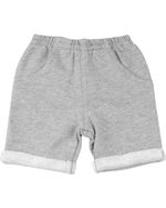 Shorts Bebê Moletinho Trend Fleece Barras Viradas