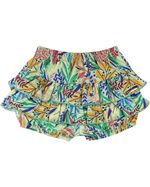 Shorts Bebê Tricoline Estampa Digital Folhas e Folhagens