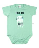 Body Bebê Cotton Conforto Polvo Nice To Sea You