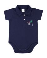 Body Bebê Golinha Piquet Superconfort Coqueiro