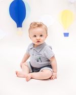 Body Bebê Golinha Piquet Superconfort Coqueiro