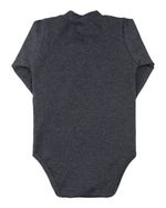 Body Bebê Malha Jeans Strech com Bolsinho