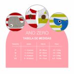 Macacão Bebê Sem Manga Listrado Kit 2 Peças Baleia e Tubarão