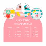 Macacão Bebê Sem Manga Listrado Kit 2 Peças Flores e Gatinha