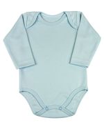 Kit 3 Body Bebê Suedine Manga Longa Cores