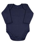 Kit 3 Body Bebê Suedine Manga Longa Cores