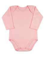 Kit 3 Body Bebê Suedine Manga Longa Cores