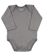 Kit 3 Body Bebê Suedine Manga Longa Cores