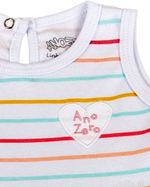 Kit Body Bebê Menina Suedine Estampado Sol e Arco Íris