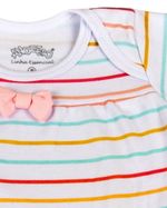 Kit Body Bebê Menina Suedine Estampado Melancias