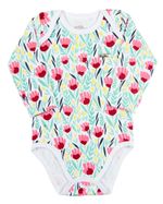 Kit Body Bebê Menina Manga Longa Suedine Algodão Fio Egípcio Liso e Estampado e Piquet