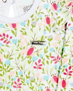 Kit Body Bebê Menina Manga Longa Suedine Algodão Liso Estampado e Piquet com Elastano