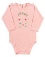 Kit Body e Calça Culote Bebê Menina Suedine Piquet e Cotton Listrado Flores