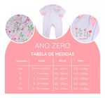 Macacao Bebe Suedine Ziper Menina Estampado e Liso Kit Macacão Suedine Algodao Floral 2 Pecas