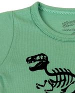 Kit Body e Culote Bebê Cotton e Malha Trabalhada Roar!