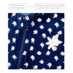 Macacao Bebe Menina Plush Estampado e Liso Kit Macacão Plush Menina Flores 2 Peças