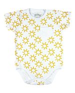 Kit Body Bebê Menino Suedine Listrado e Estampado Sun and Fun