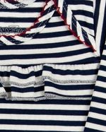 Kit Body e Calça Culote Bebê Menina Cotton Listrado e Suedine Estampado Corações