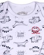 Pijama Bebê Body Suedine Estampado Calça Ribana