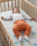 Pijama Bebê Body Suedine Estampado Calça Ribana