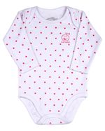 Pijama Bebê Body Suedine Estampado Calça Ribana