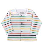 Conjunto Bebê Suedine Listrado e Estampado Foguetes