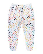 Conjunto Bebê Suedine Liso e Estampado Folhas e Silk Foguetes
