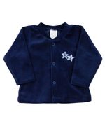 Conjunto Bebê Plush Laserwash e Suedine Estampado Estrelinhas