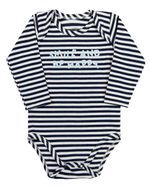 Conjunto Bebê Inverno Casaco Body e Calça Plush e Cotton Listrado Smile And Be Happy