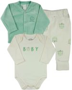 Conjunto Plush Bebe Menino Menina Casaco Body e Culote Estampa Zebrinhas