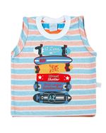 Conjunto Bebê Malha Listrada Sunset Skater e Tela Paper