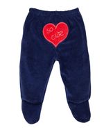 Conjunto Bebê Plush Ondulê e Suedine Estampado Corações