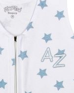 Saco de Dormir de Bebê Suedine Estampado Estrela