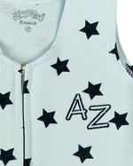 Saco de Dormir de Bebê Suedine Estampado Estrela