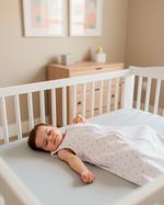 Saco de Dormir de Bebê Suedine Estampado Corações