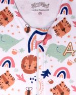 Saco de Dormir Casulo de Bebê Pijama Suedine Estampado Digital Sem Mangas