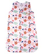 Saco de Dormir Casulo de Bebê Pijama Suedine Estampado Digital Sem Mangas