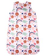 Saco de Dormir Casulo de Bebê Pijama Suedine Estampado Digital Sem Mangas