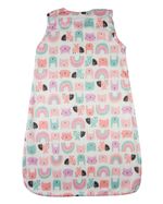 Saco de Dormir Casulo de Bebê Pijama Suedine Estampado Digital Sem Mangas