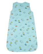 Saco de Dormir Casulo de Bebê Pijama Suedine Estampado Barquinhos